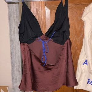 Free People silk tank, never worn, great quality